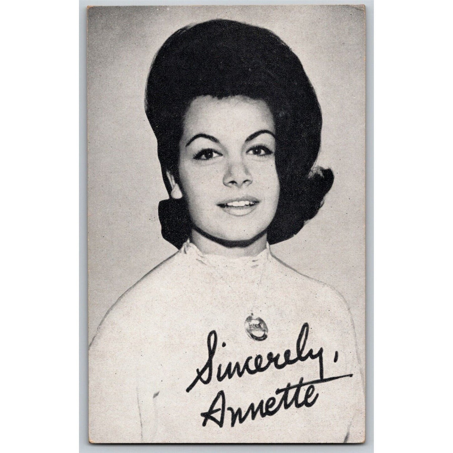 Annette Funicello / "Billboard Music Week" Arcade Card - Ken Prag Coll. VGC