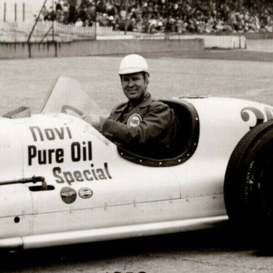 Indy 500 RPPC Postcard "1952 Duke Nalon" Official Race Photo Unposted VGC