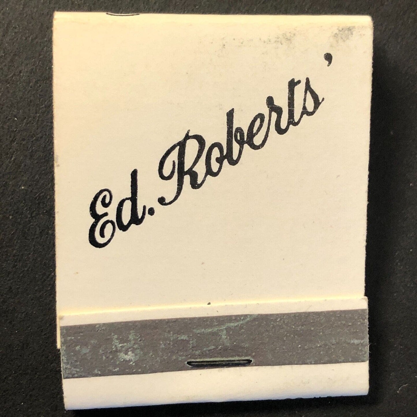 Ed Roberts (Colonial Restaurant) Morton Grove Vintage Full Matchbook c1960's-73