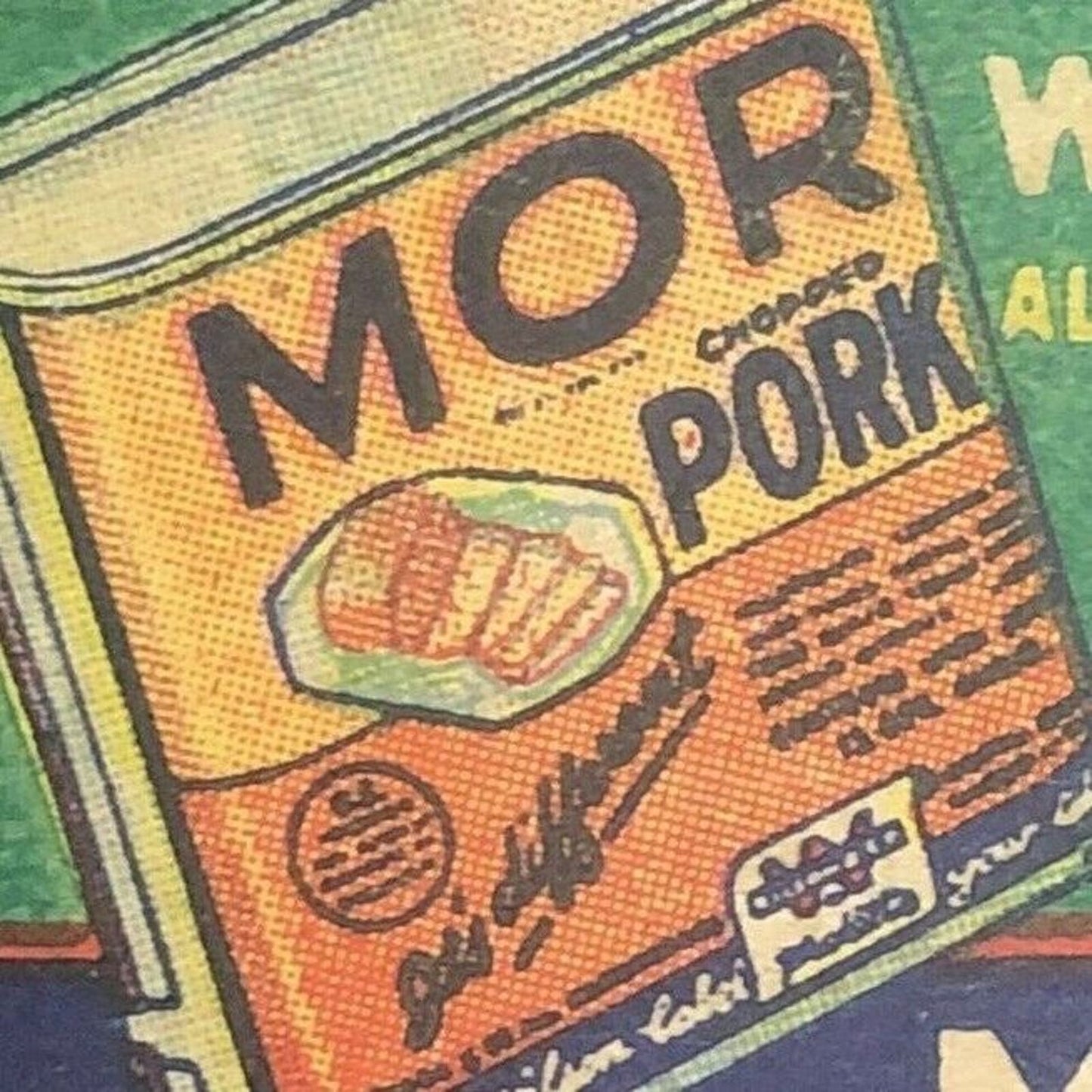 Very Scarce 1940's Full Matchbook - "Wilson & Co." "Mor Pork" "All Purpose Meat"