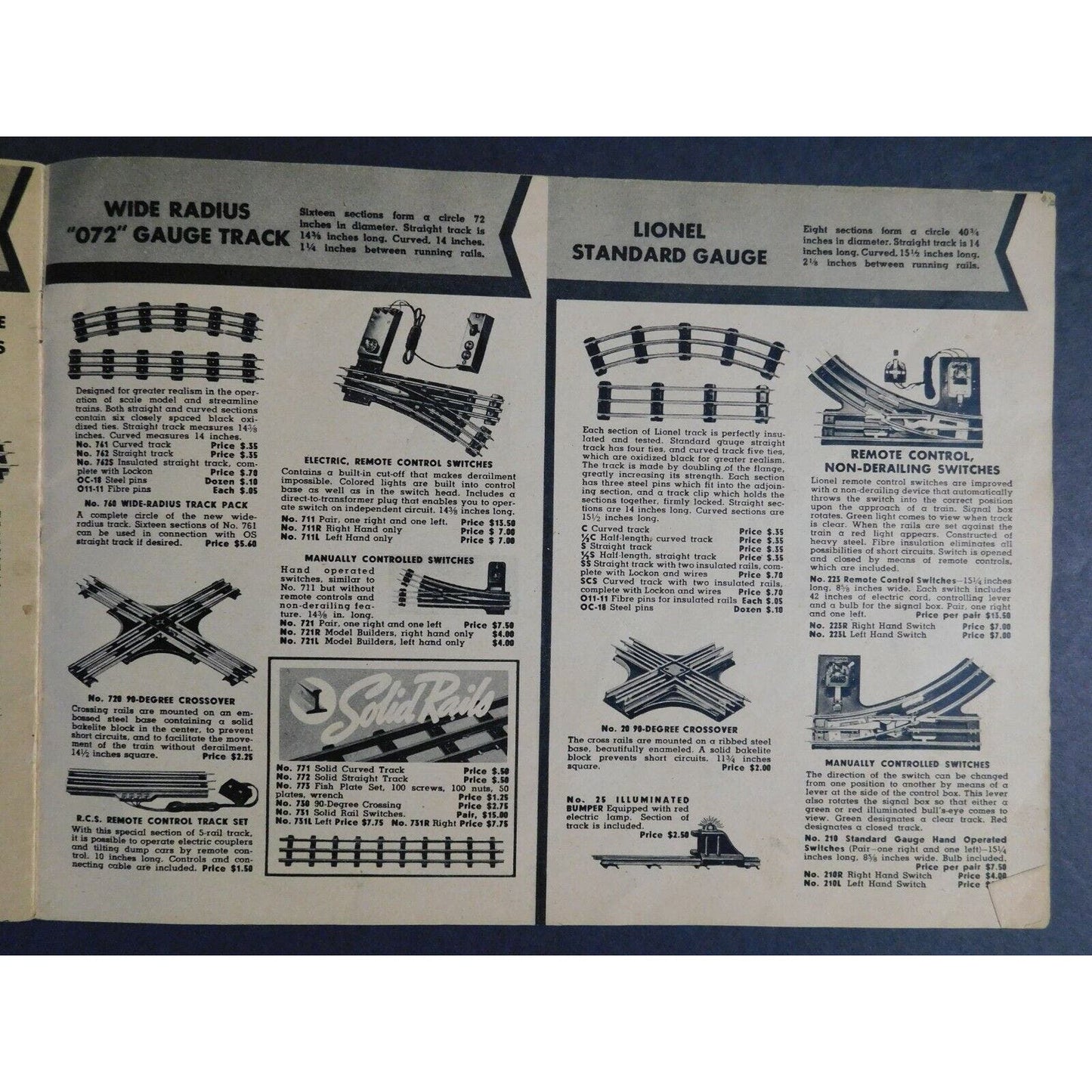 Scarce Original 1938 Lionel Electric Trains Catalog 30 pgs. Gary Nelson Coll.
