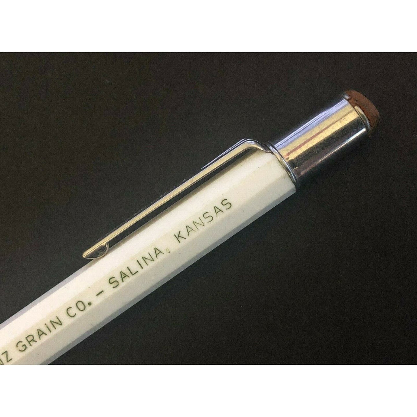 c1950's "Dave Lorenz Grain Co" Salina, KS Mechanical Advertising Pencil