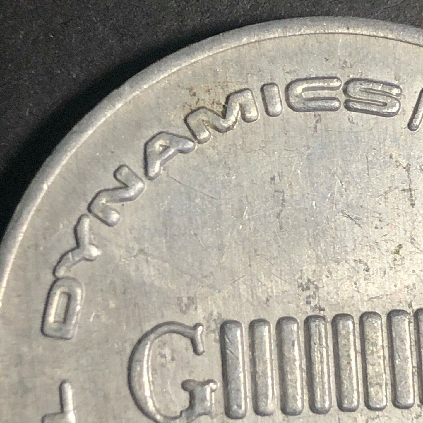 37mm Aluminum? 1963 General Dynamics Astronautics 5th Anniv. Open House Token