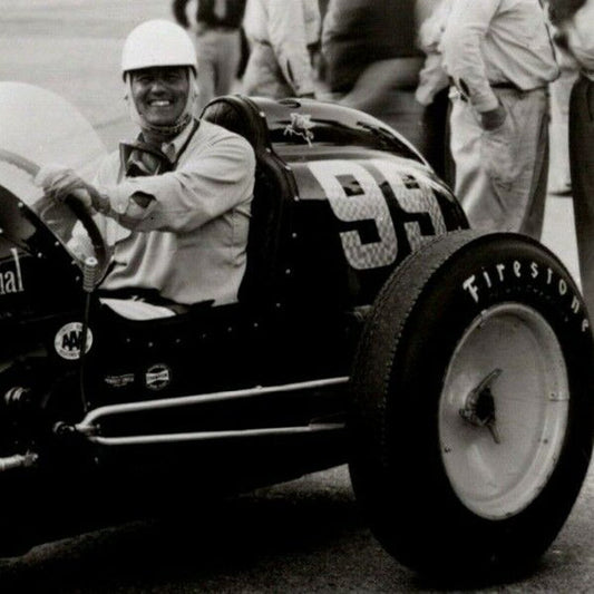 Indy 500 RPPC Postcard "1951 Lee Wallard" Official Race Photo Unposted VGC