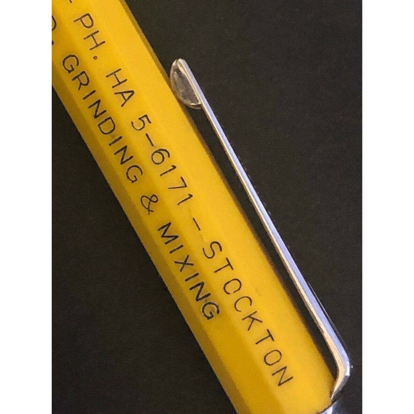 c1940's-50's "Rooks County Grain" Stockton, KS Mechanical Advertising Pencil