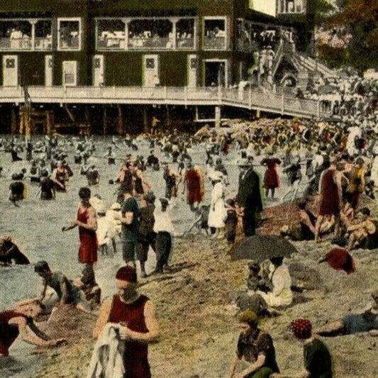 c1915-25 Cleveland - Six City Gordon Park, Bathing Beach NP Vintage Postcard