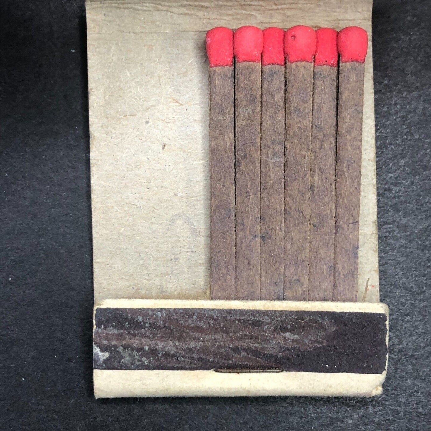 Drive Safely! PSA Joy Vending Half Full (-8) Matchbook c1940's-50's Scarce