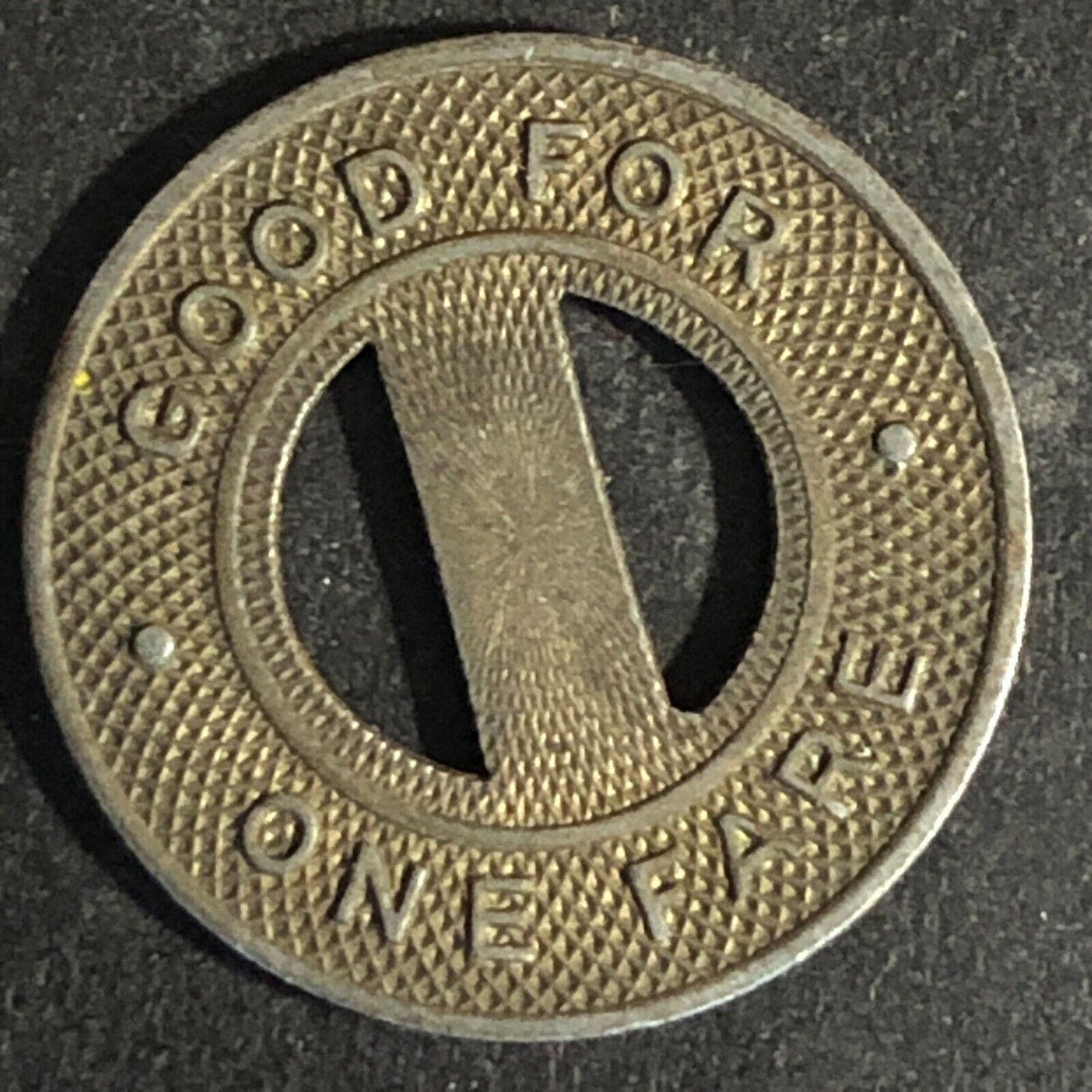 Kingston City Transp. Corp. (NY) Steel G/F One Fare Transit Token 20mm