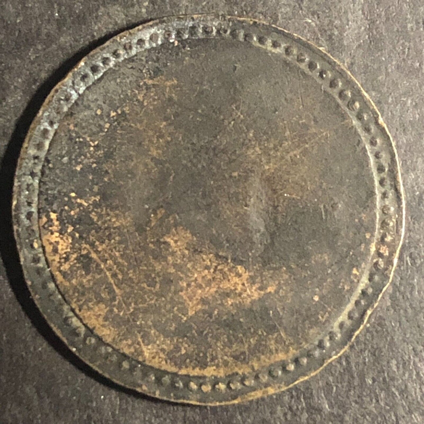 J. Whittaker "5" Uniface Trade Token 25mm