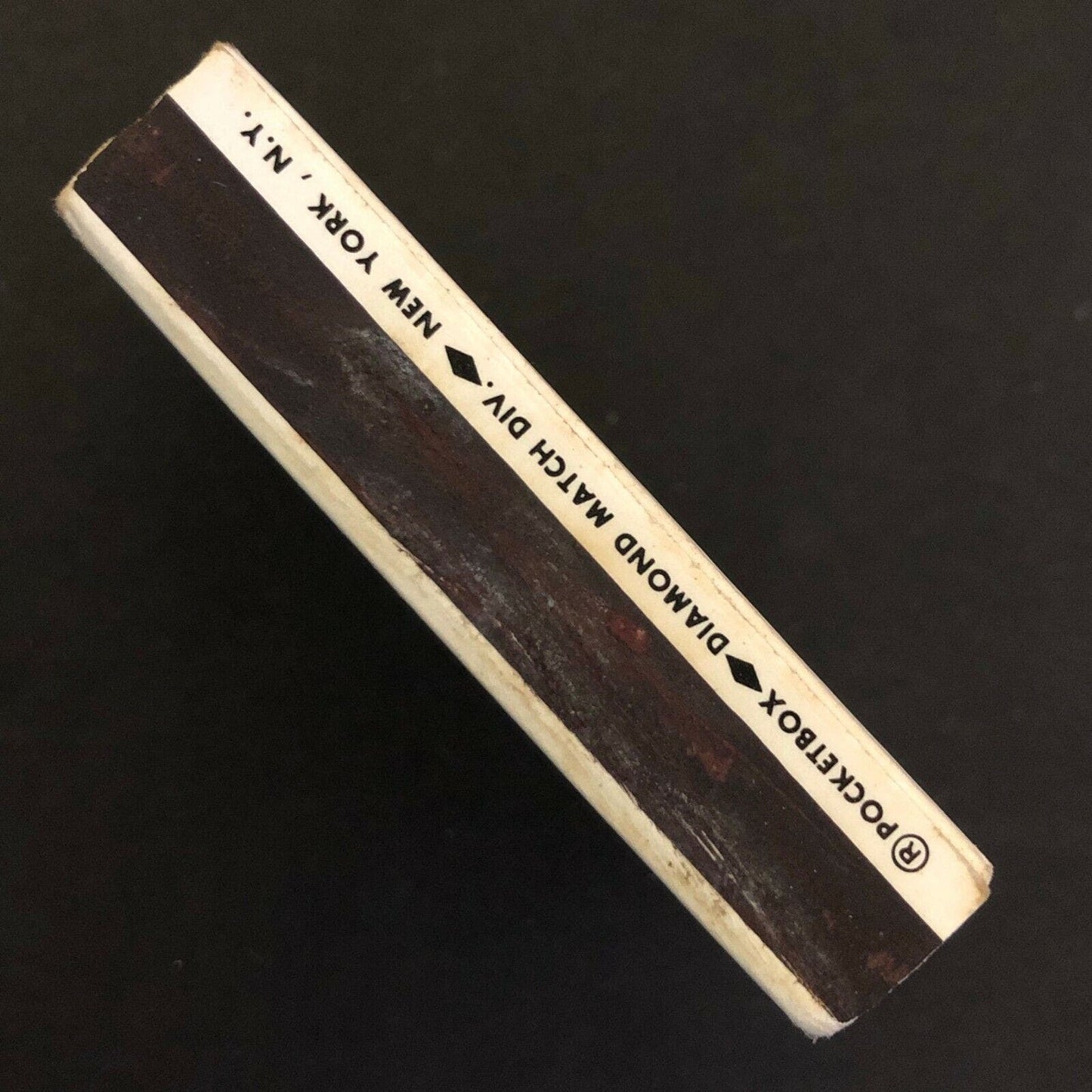 c1960's-70's Wooden Matchbox Matchbook - Ristorante Rigoletto 53rd St. NYC