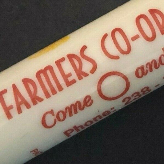 c1940's-50's "Farmers CO-OP Elevator Thomakin. Iowa" Advertising Bullet Pencil