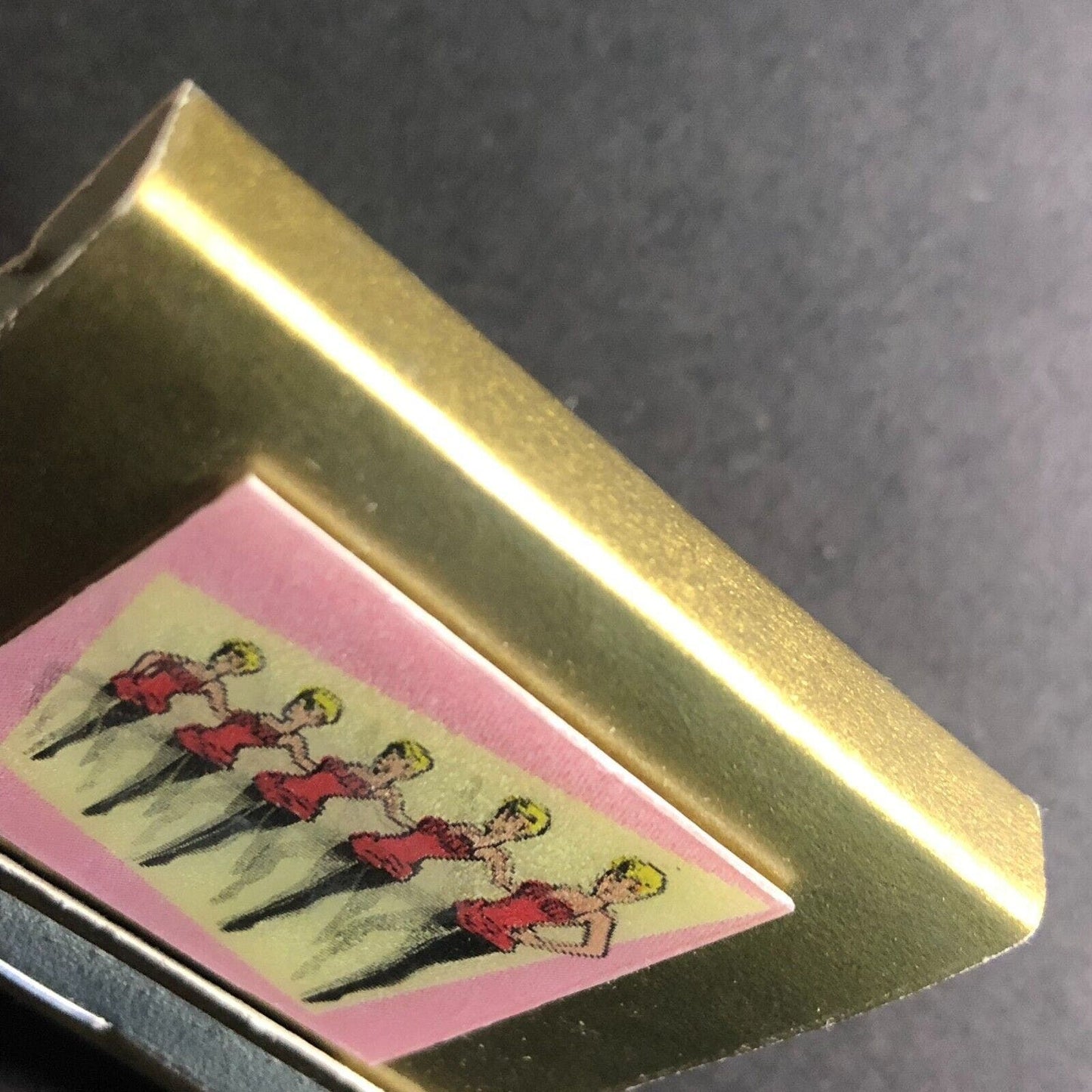 Gaslight Club Paris Mostly Full (-1) Matchbook c1960's Lenticular Dancing Girls