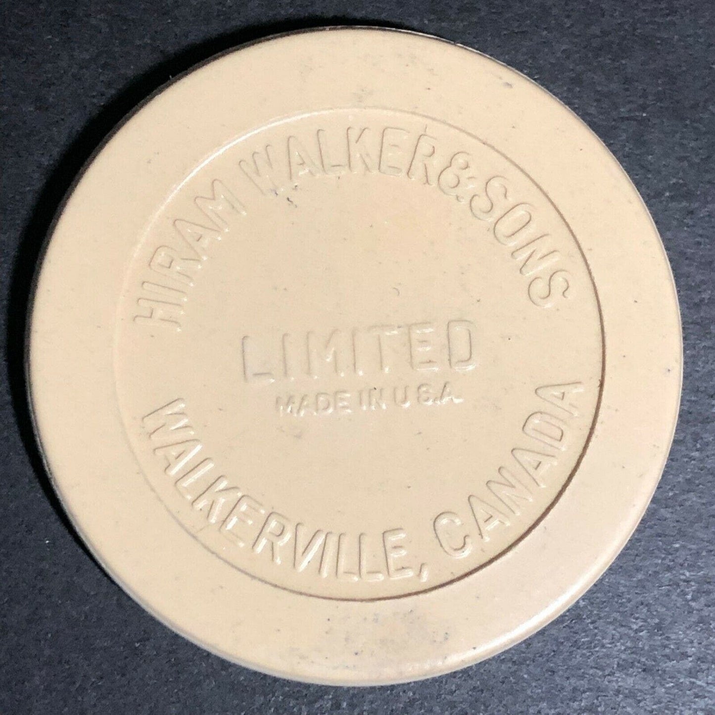 White Walker's American Bourbon Whisky Advertising Poker Chip Eisenstadt