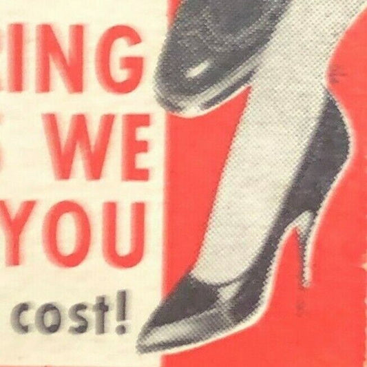 1950's-60's Full Matchbook - "Make $100 a Week - Wearing Shoes We Give You!
