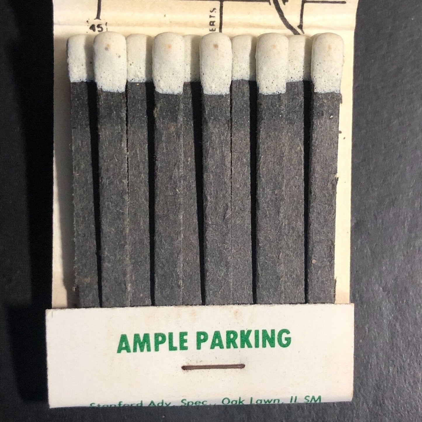 Killarney Castle Inn Restaurant Palos Hills, IL Matchbook c1974-84