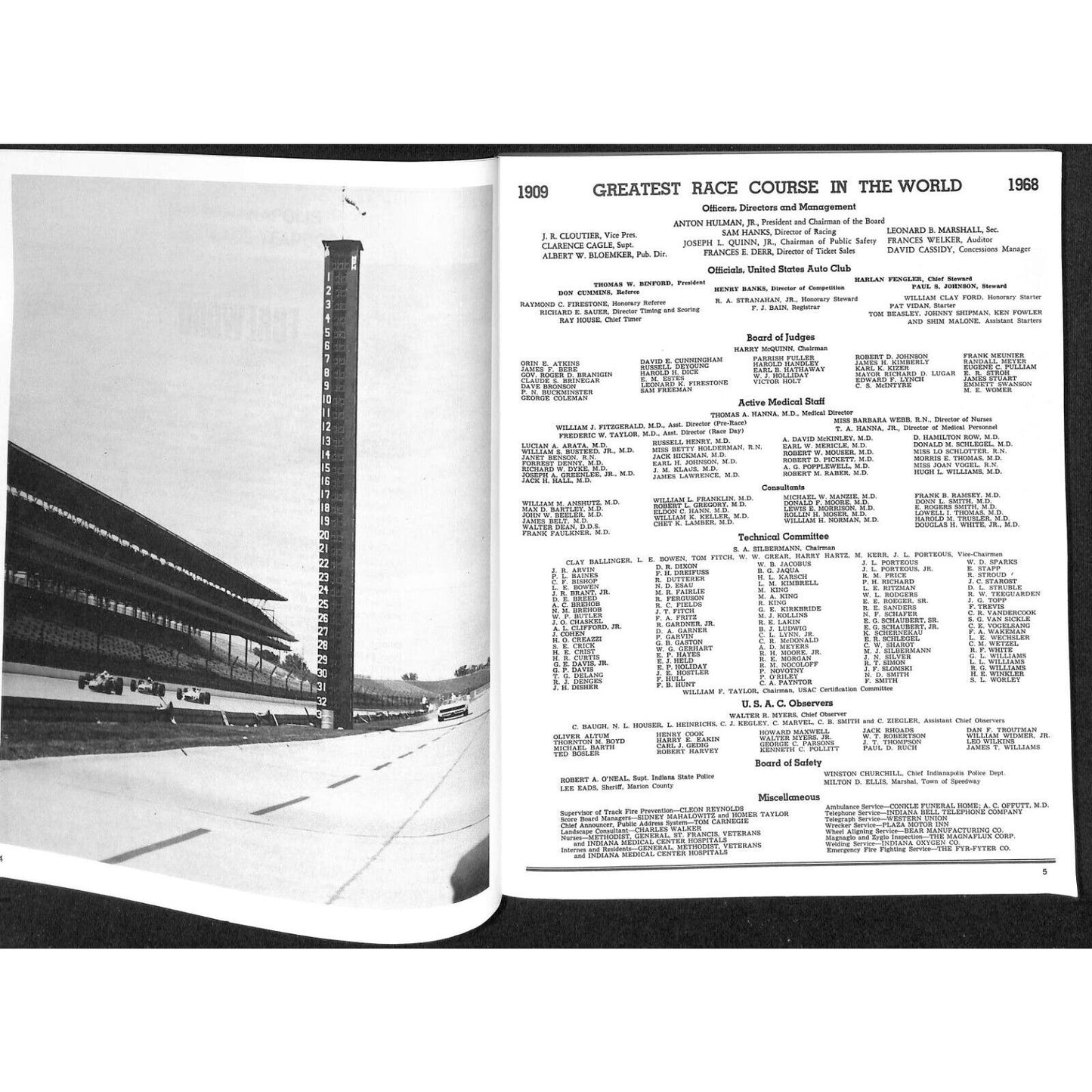 1968 Indy 500 Floyd Clymer's Indianapolis Yearbook IMS 191pp