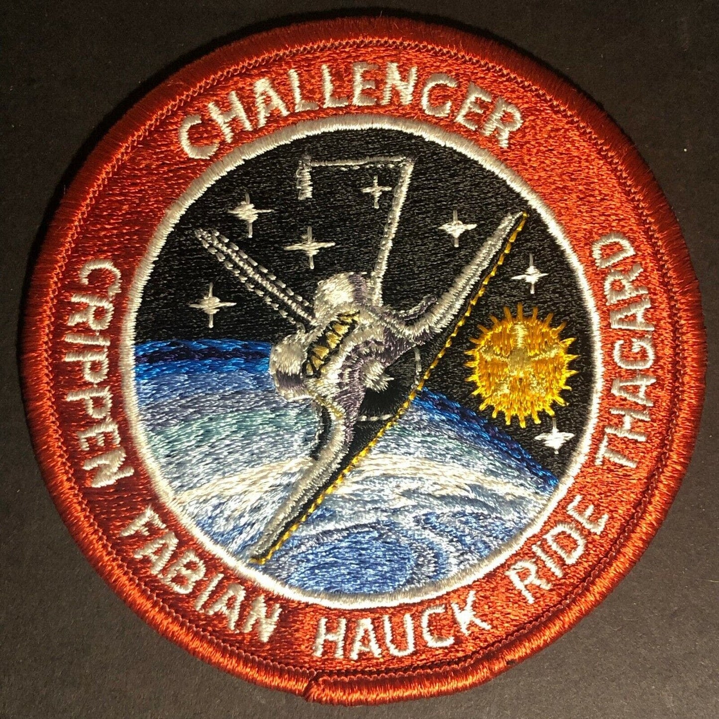 Vintage NASA Space Shuttle (STS-7) Embroidered Patch