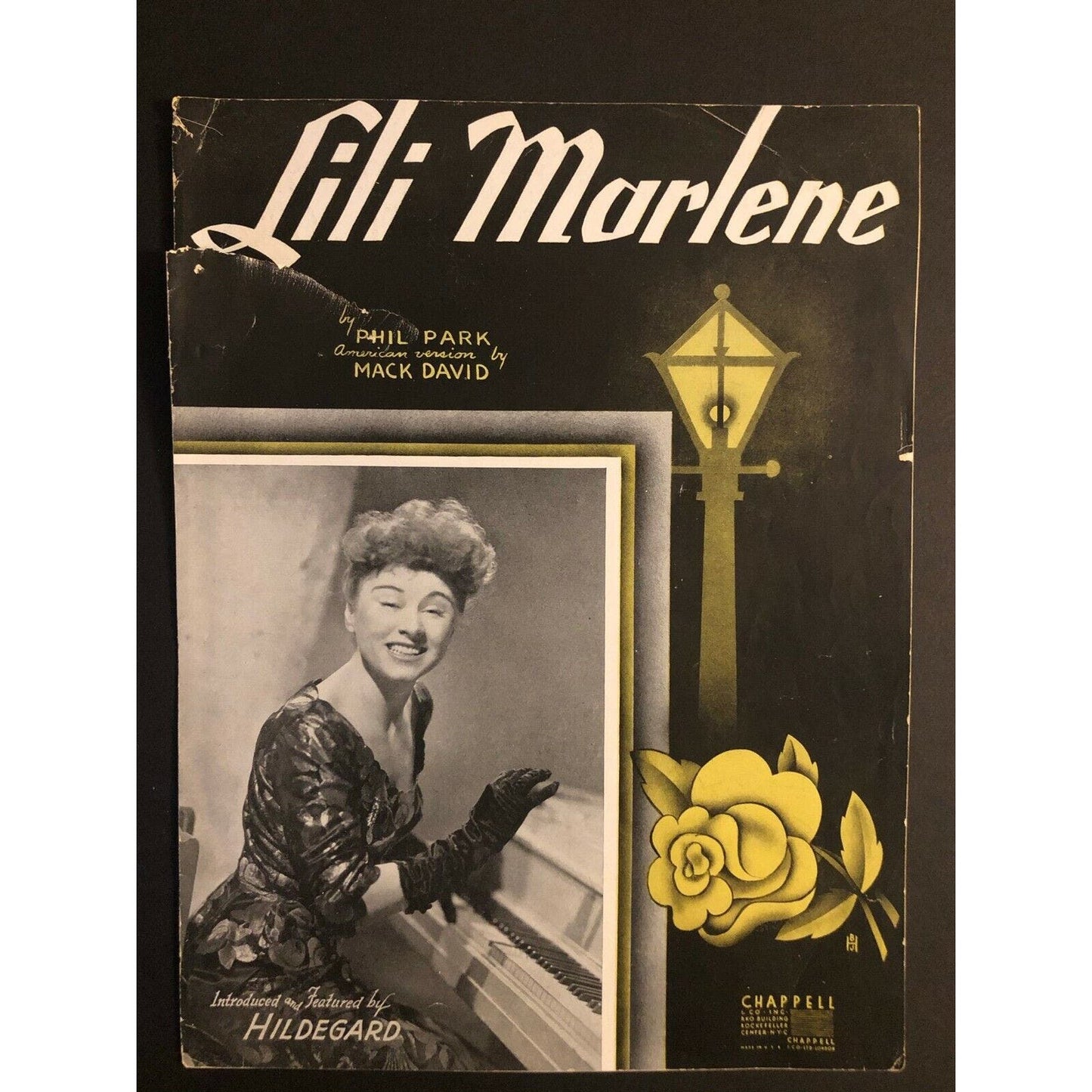 Vintage 1940's Sheet Music - "Lili Marlene" Phil Park & Mack David