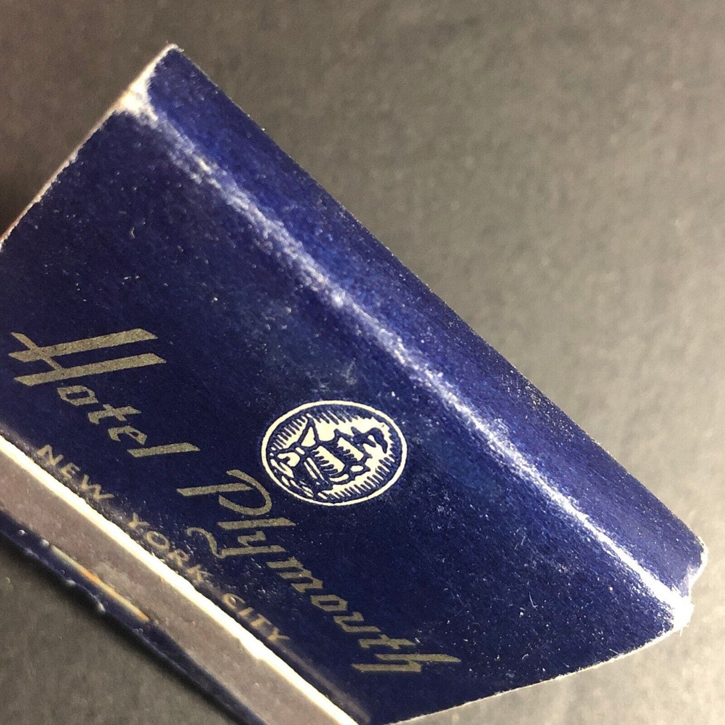 Hotel Plymouth New York City 30-Strike -2 Matchbook c1940's VGC Scarce