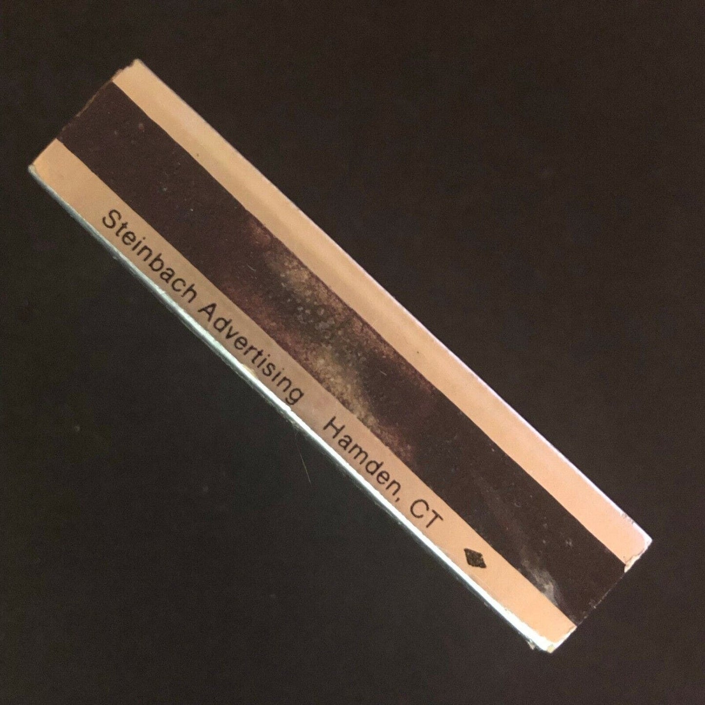 c1970's-80's Wooden Matchbox Matchbook Branford, CT "Tandom's Fine Restaurant"