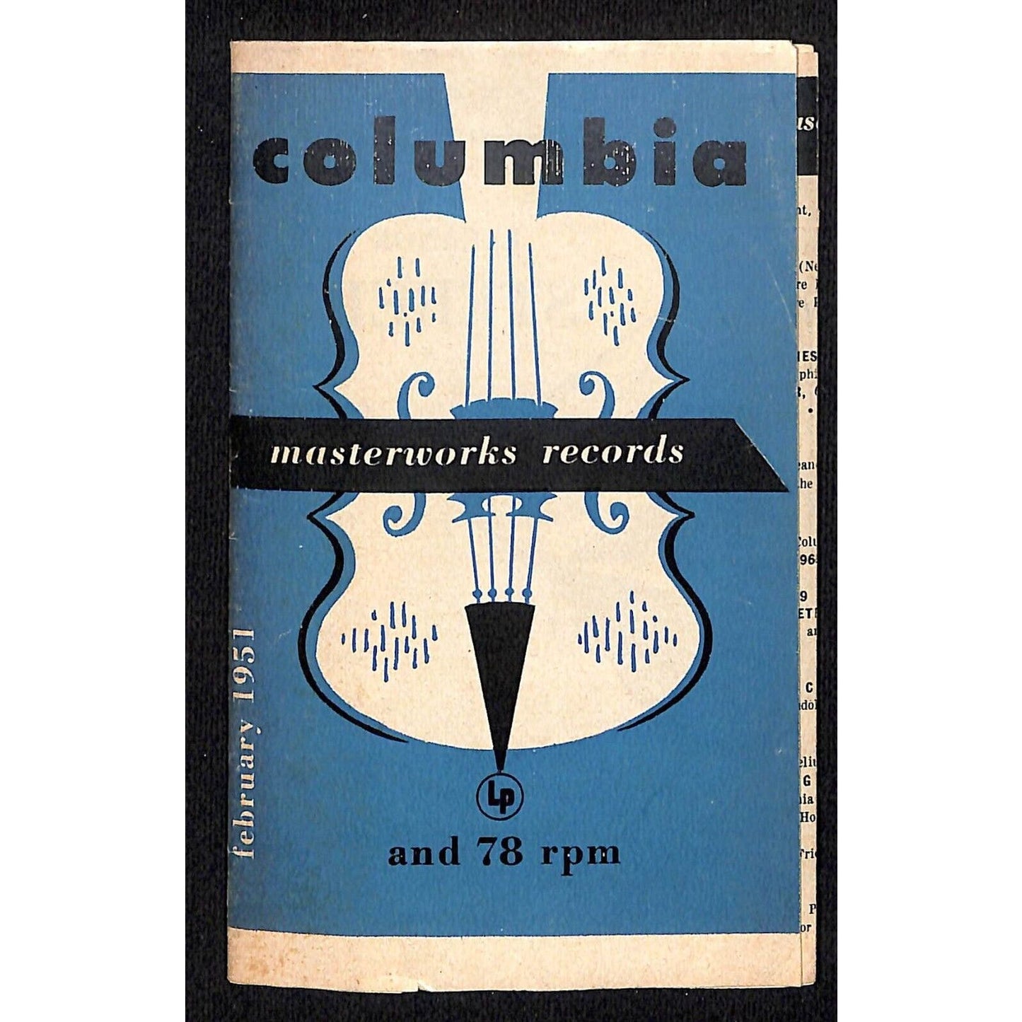 Columbia Records 1951 "New Moon" Eleanor Steber / Nelson Eddy Brochure Sheet