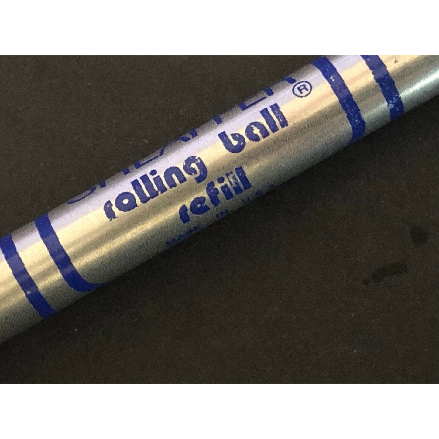 19970's-80's Sheaffer Rolling Ball Refill SHAPED Pen w/ Rotary Dial 8-Ball Top