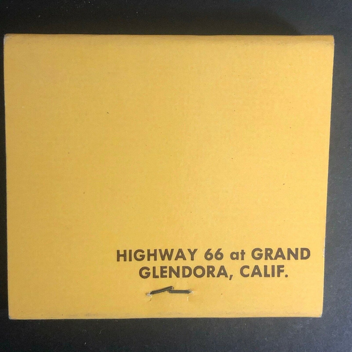 Vintage c1960's-70's Full Matchbook "Old Hickory Inn" Glendora, CALIF.