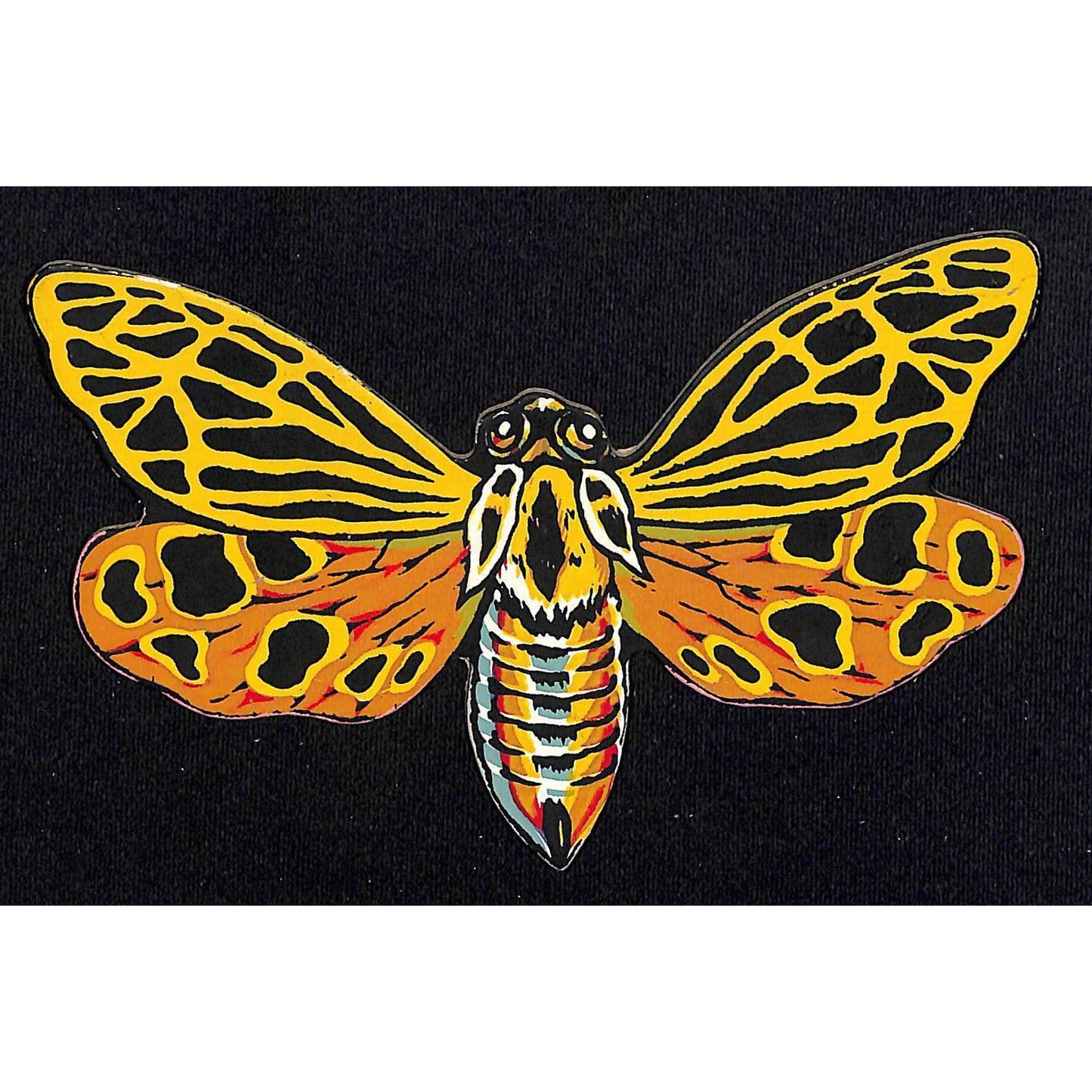 Butterfly Die Cut Ornament Stiff Cardboard Circa Early 1900's NOS VGC