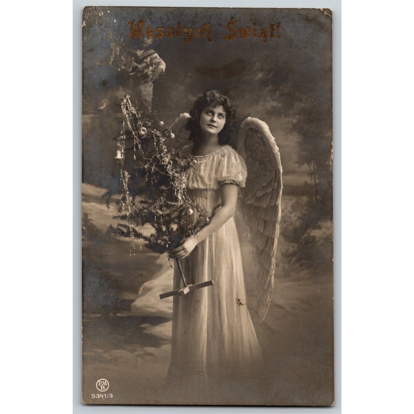 c1910 Vintage Russian RPPC* Theatre / Stage / Screen Actress Postcard (4449)
