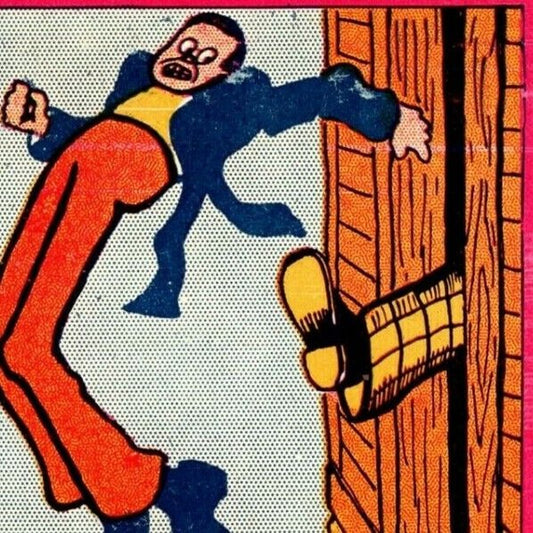 "Serves You Right" c1905 Undivided Comic Door to Door Sales? Humor Postcard