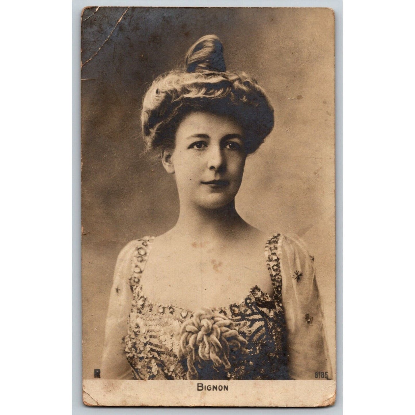 c1906 Vintage Russian RPPC* Theatre / Stage / Screen Actress Postcard (4322)