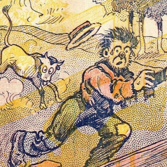 "Millions For De-Fence" c1906 Undivided Comic Farm Humor Postcard