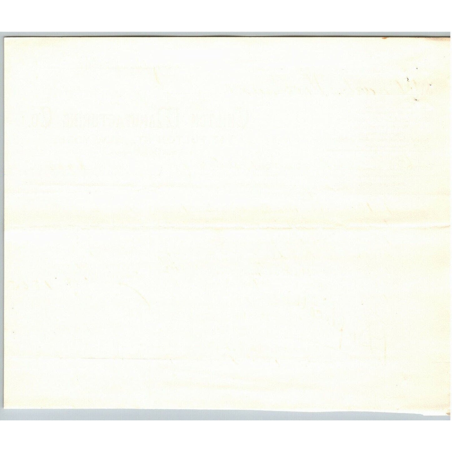 1889 NY, NY Letterhead Chilton Manufacturing White Lead Zinc Painter's Colors