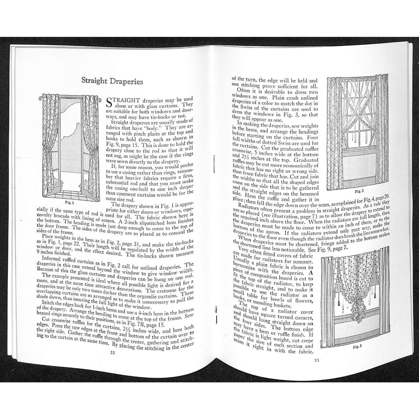 How to Make Draperies The Modern Singer Way 1929 Booklet 64pp Singer Sewing VGC