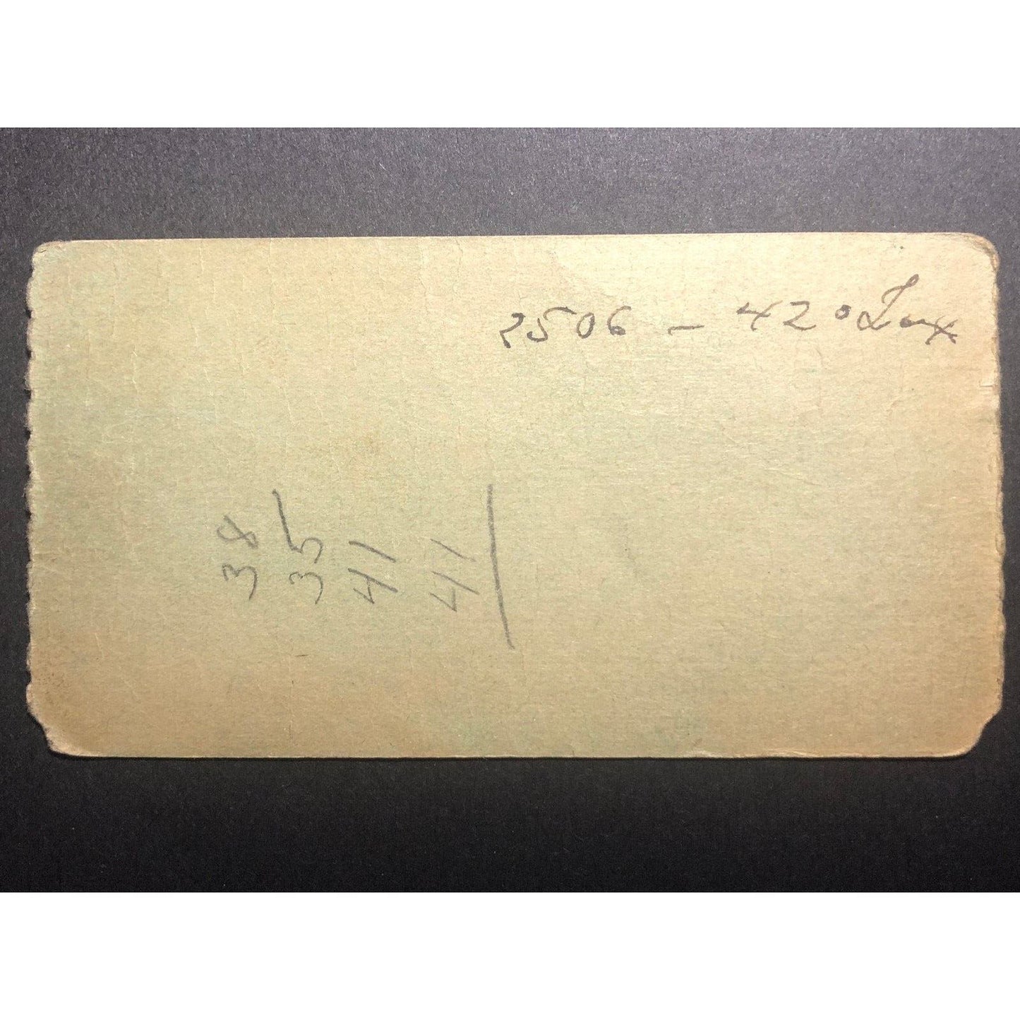 Chicago Rapid Transit Co. Weekly Pass Oct. 1933 w/ Football Underprint