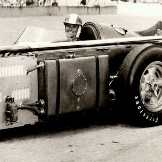 Indy 500 RPPC Postcard "1955 Jimmy Daywalt" Official Race Photo Unposted VGC