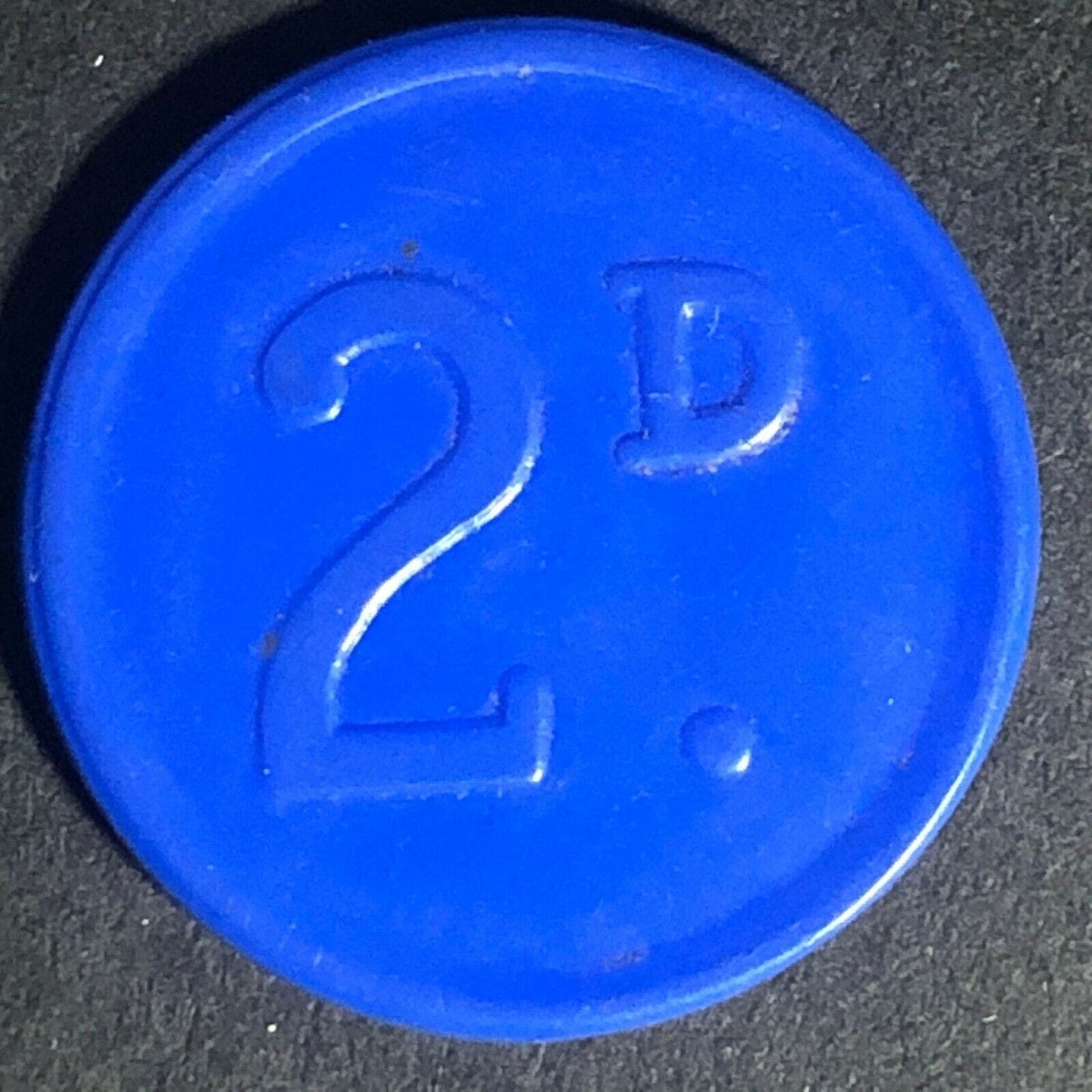 Accrington Transport England Plastic Token Blue 2D 22mm c50's-60's