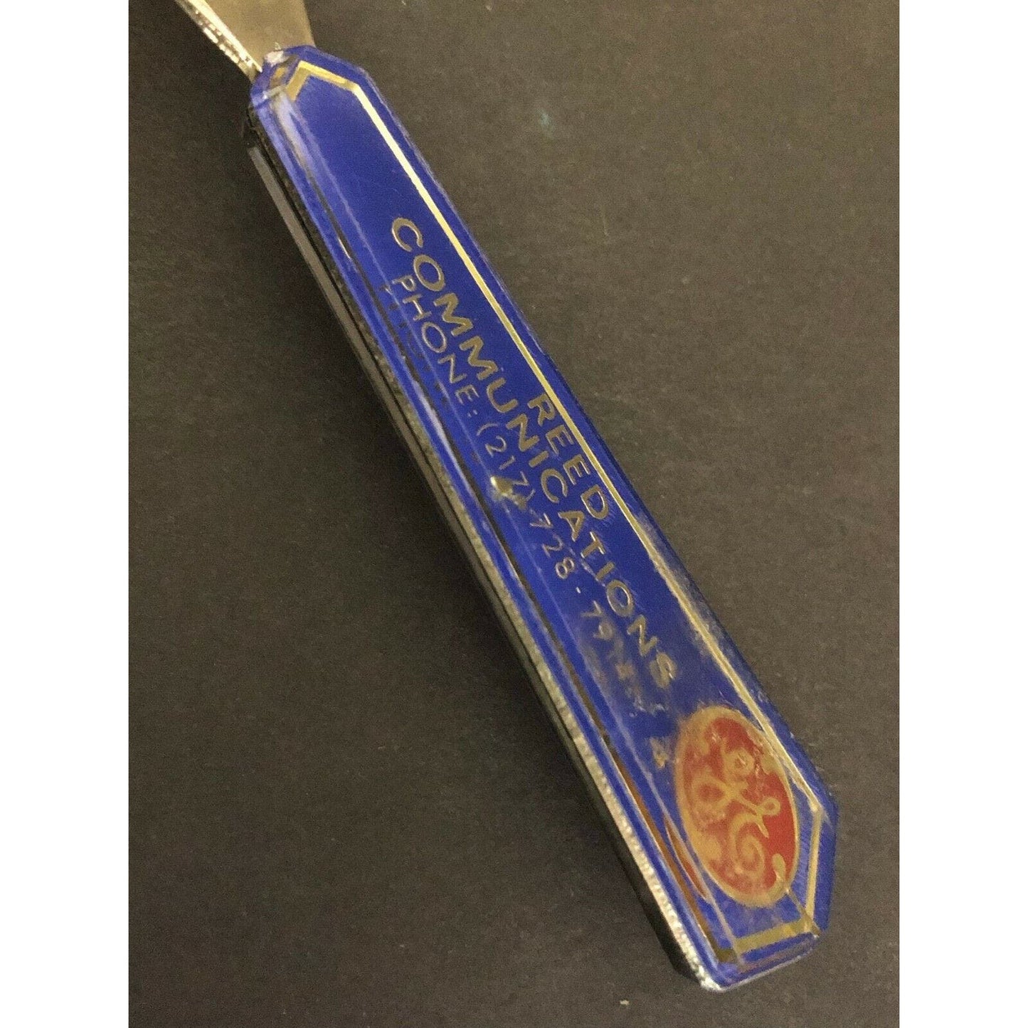 c1970's-80's 7 1/4" GE / Reed Comm. / Storm Thurmond Advertising Letter Opener