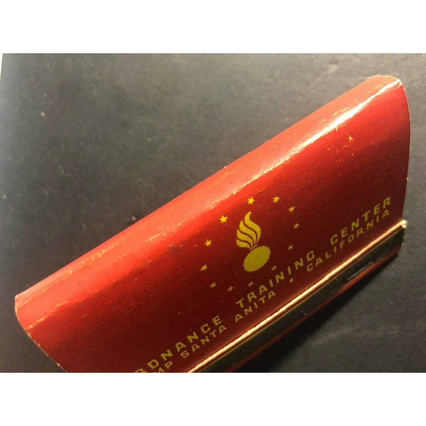 Scarce c1940's Full Matchbook Ordnance Training Center Camp Santa Anna Calif.