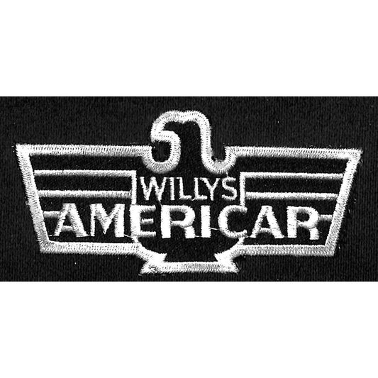 Willys Americar Vintage Machine Embr. Patch 2" x 4 1/4" VGC c1940-50's Scarce