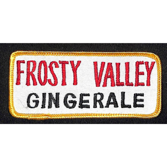 Frosty Valley Ginger Ale Embroidered Soda Patch c1940's-1950's ? VGC Scarce
