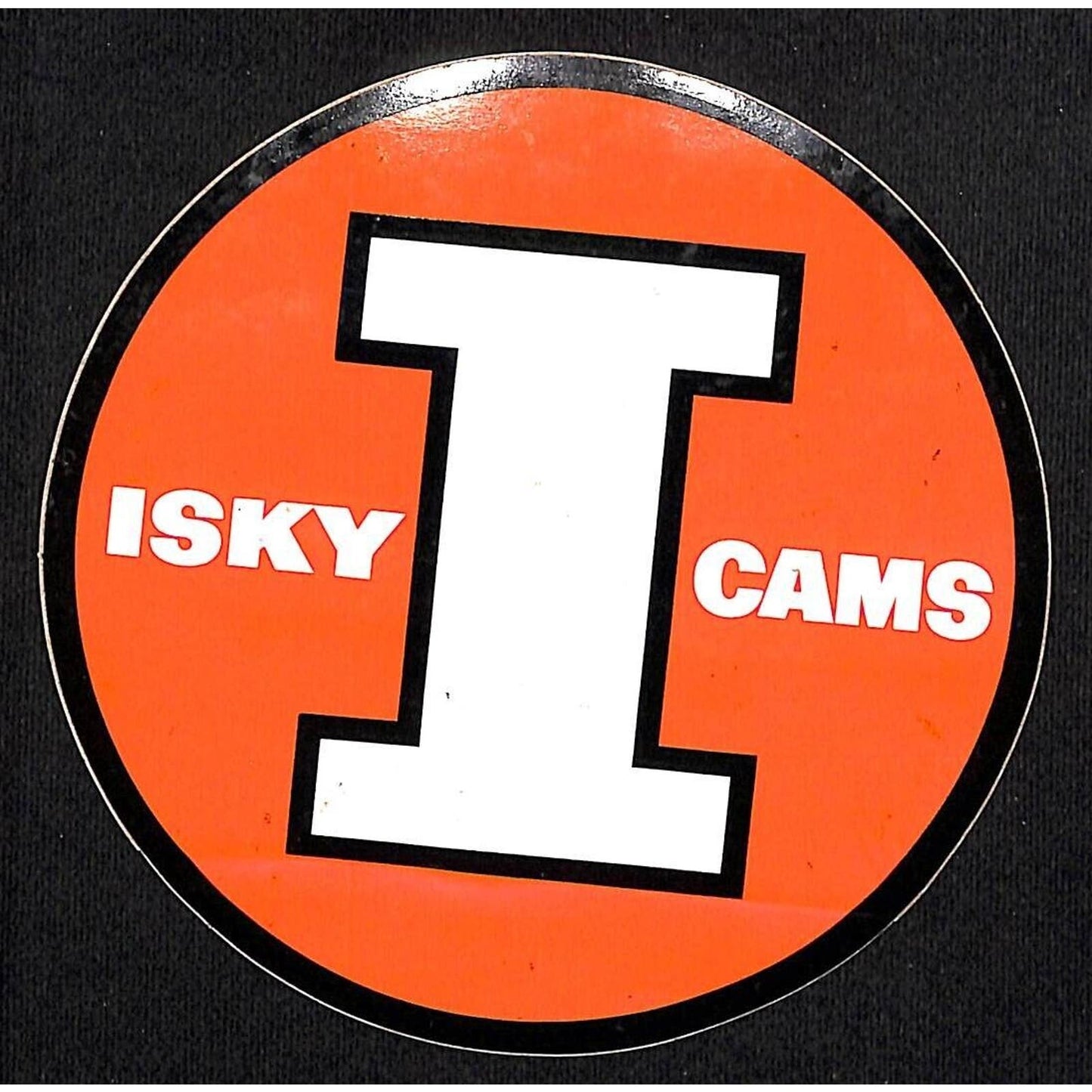 Isky Cams Performance Auto Racing Sticker 4 7/8" c1969