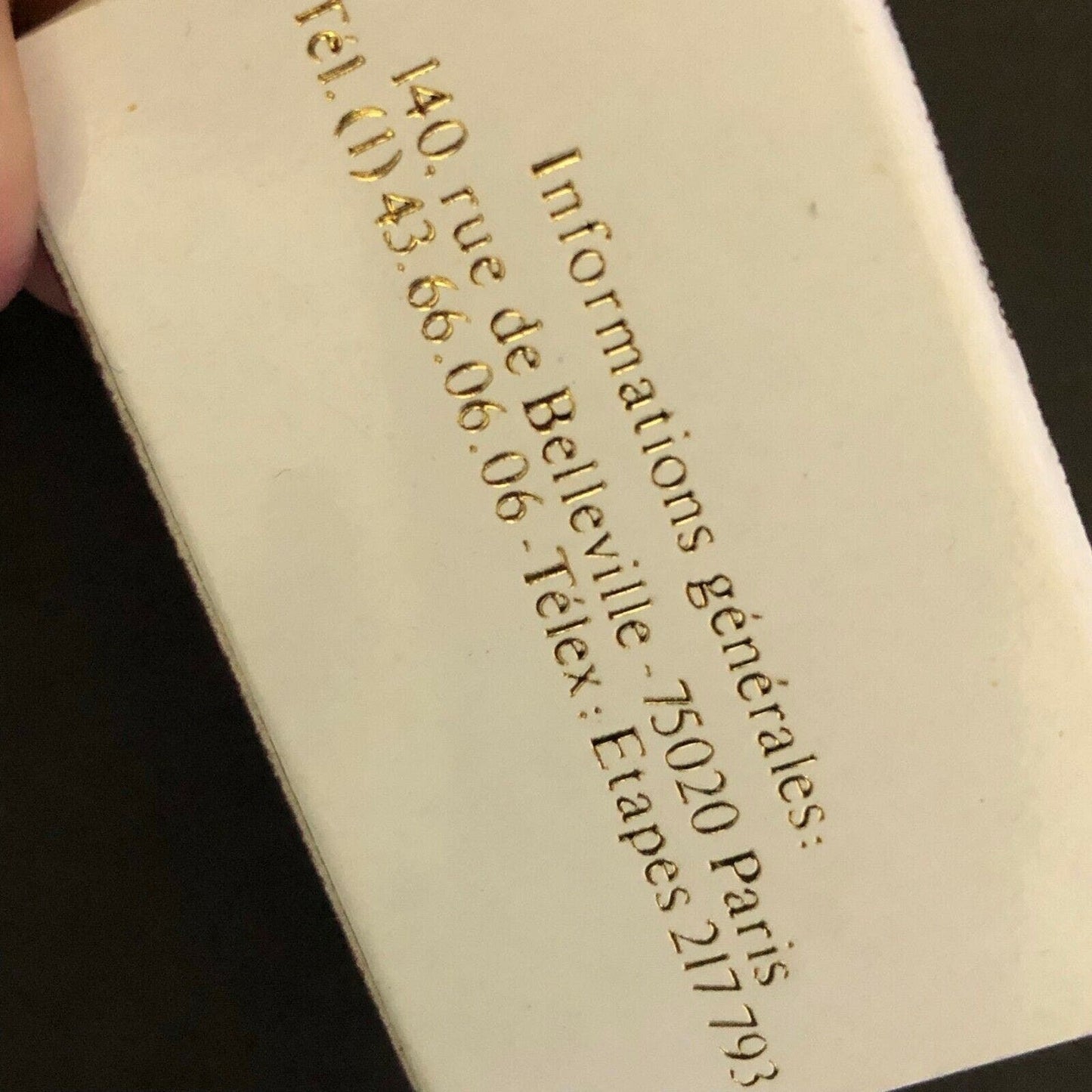 c1980's-90's Wooden Matchbox Matchbook "Grandes Etapes Francaises" France