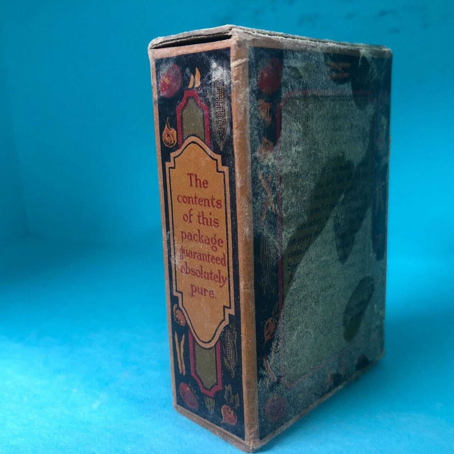 Minneopa Brand Whole Cloves Spice Tin 3 1/4"h Fiber Box c1930's-40's Scarce