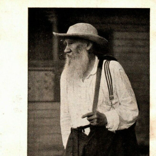 c1910 Vintage Russian Art Postcard Leo Tolstoy / Chertkov (4174)