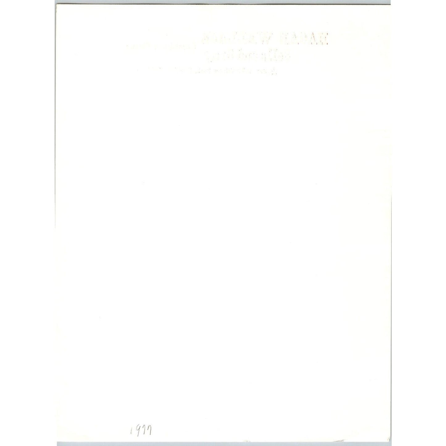 Hagan Wallace Sells and Gray Circus Letterhead c1977 Winter Park Scarce
