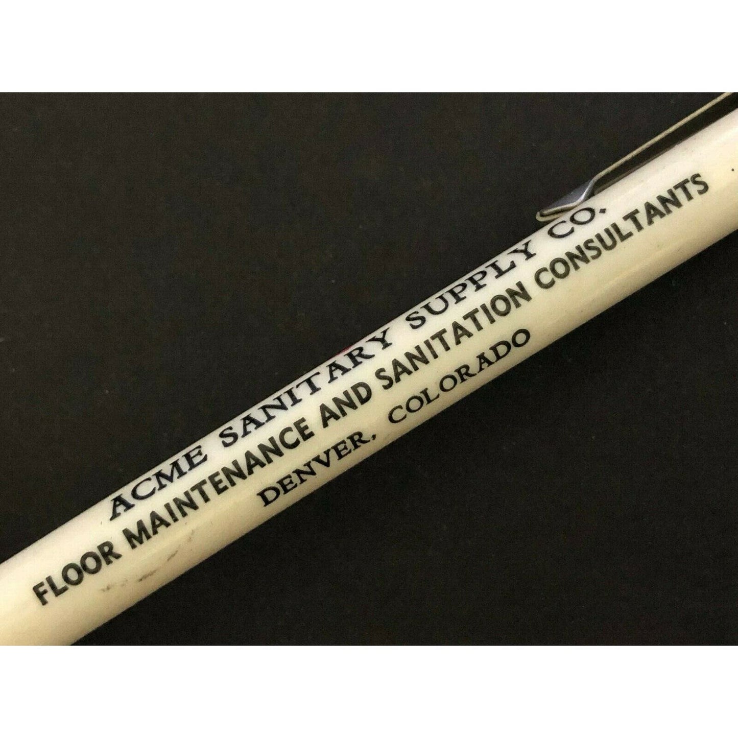 c1940's-50's Acme Sanitary Supply Denver, CO Mechanical Advertising Pencil