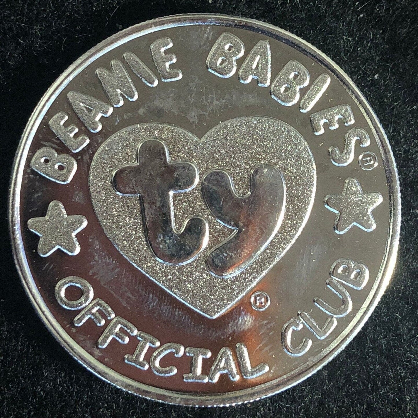 1999 Patti TY Beanie Babies "Original Nine" Official Club Medallion 39mm 25g VGC