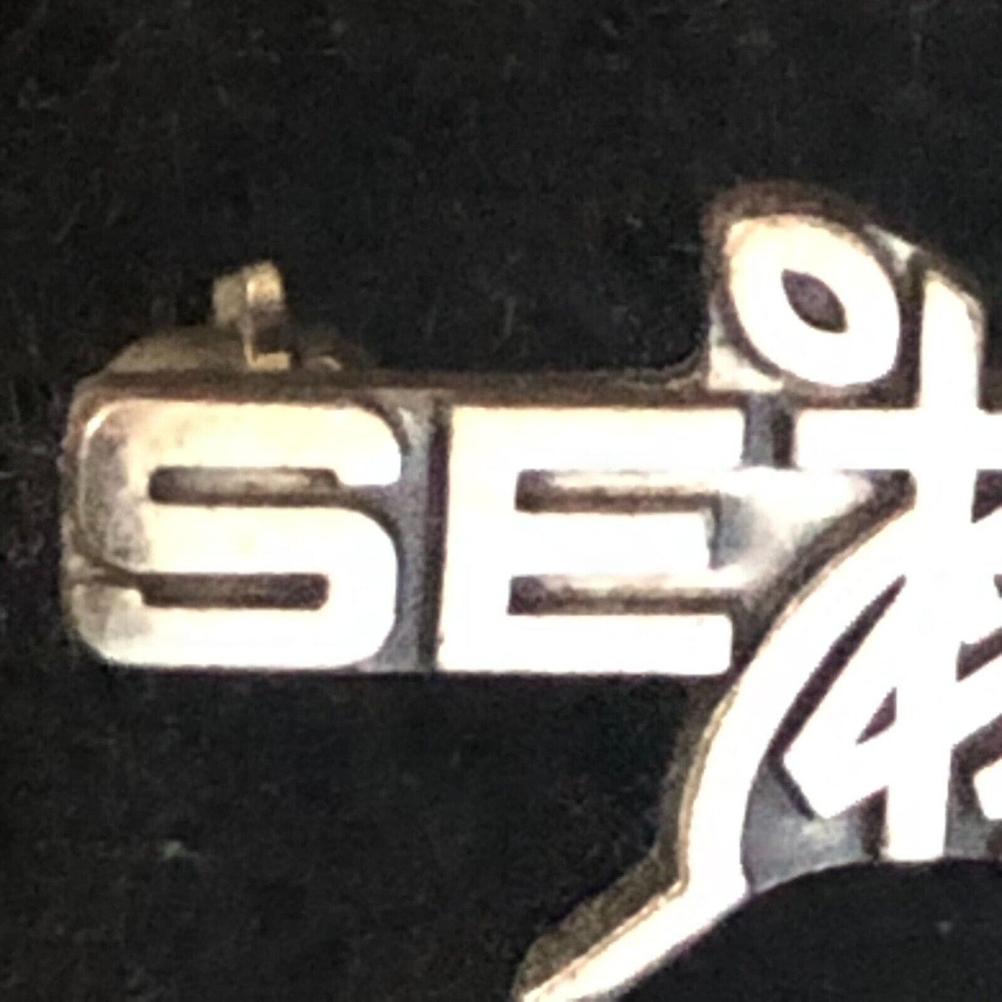 Vintage Seton Religious / Hand Holding Cross Pinback Lapel Pin - Sterling