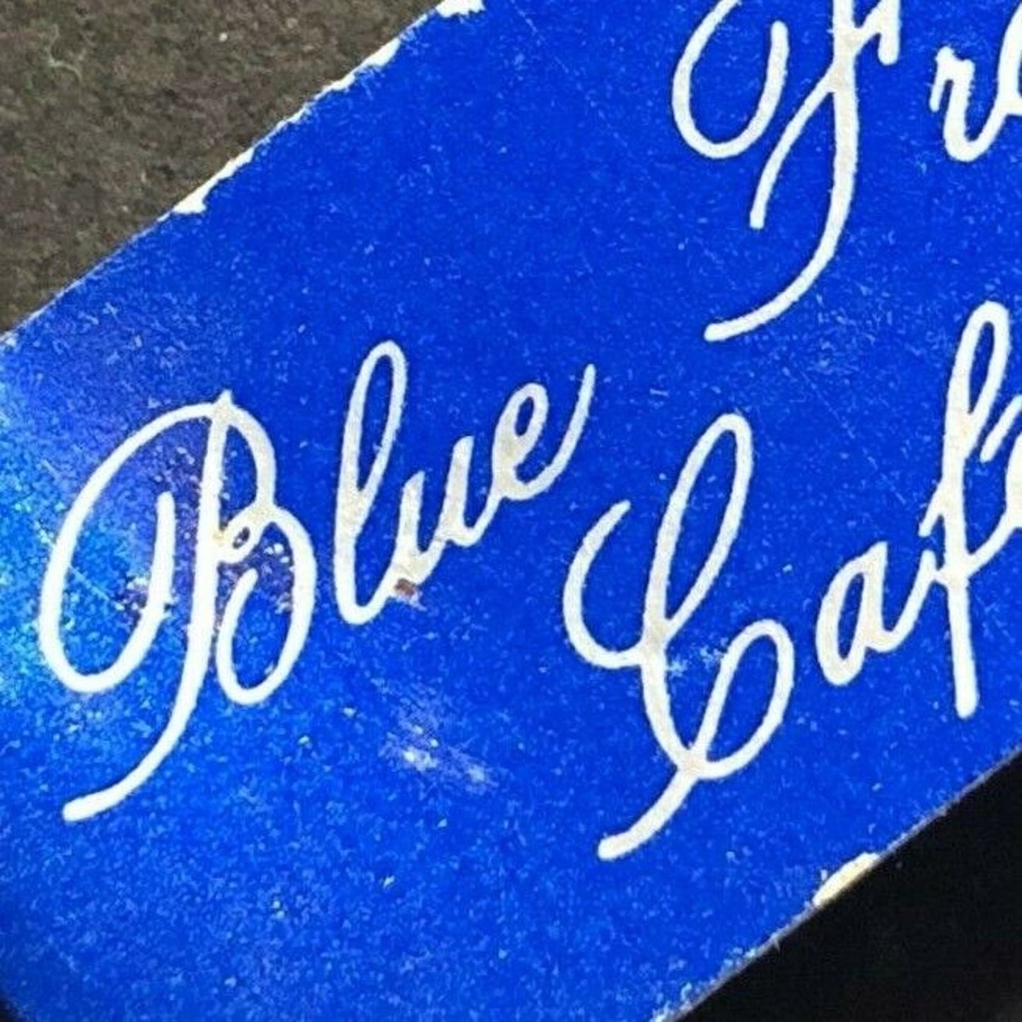 Vintage c1970's Full Slim 10 Strike Matchbook Blue Front Cafe Breckenridge CO.